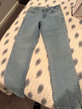 Frame Denim Light Wash Straight-Leg Jeans